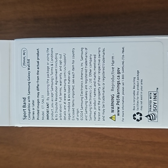 NWT Samsung Galaxy Watch7 Sport Band, M/L, Green - Picture 3 of 7